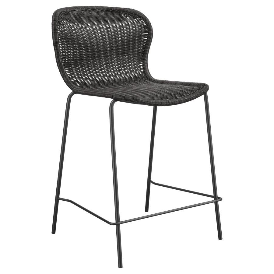 Mckinley - Faux Rattan Metal Chair (Set of 2) CoasterEssence
