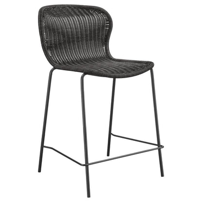 Mckinley - Faux Rattan Metal Chair (Set of 2) CoasterEssence