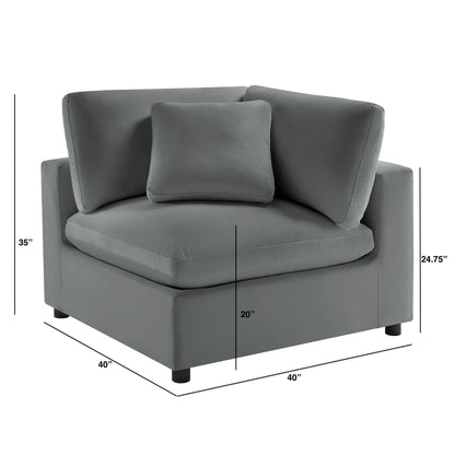 Caylie - Corner Wedge Chair Ridgecrest Home
