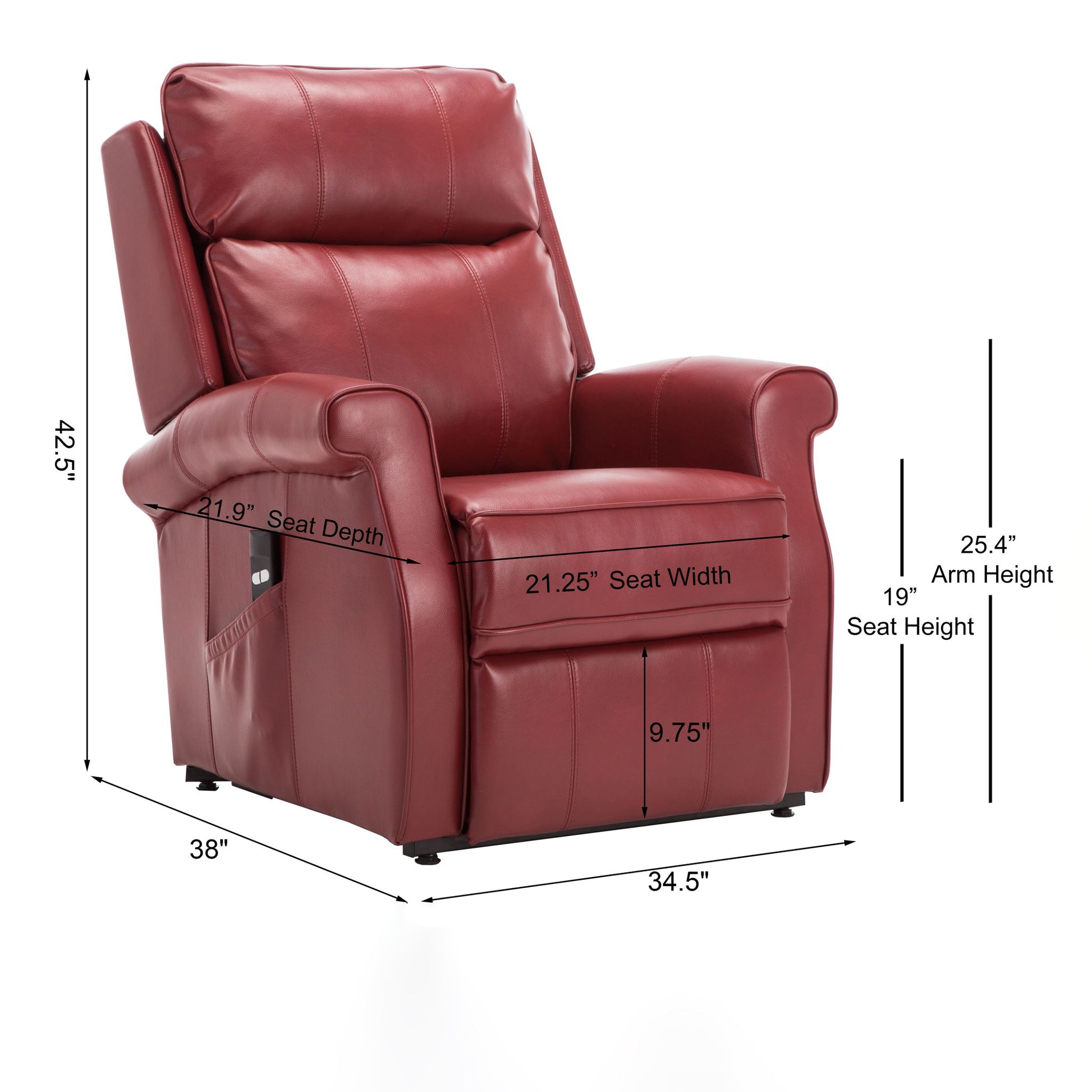 Landis - Lift Chair With Electric Recline Function Home Essentials