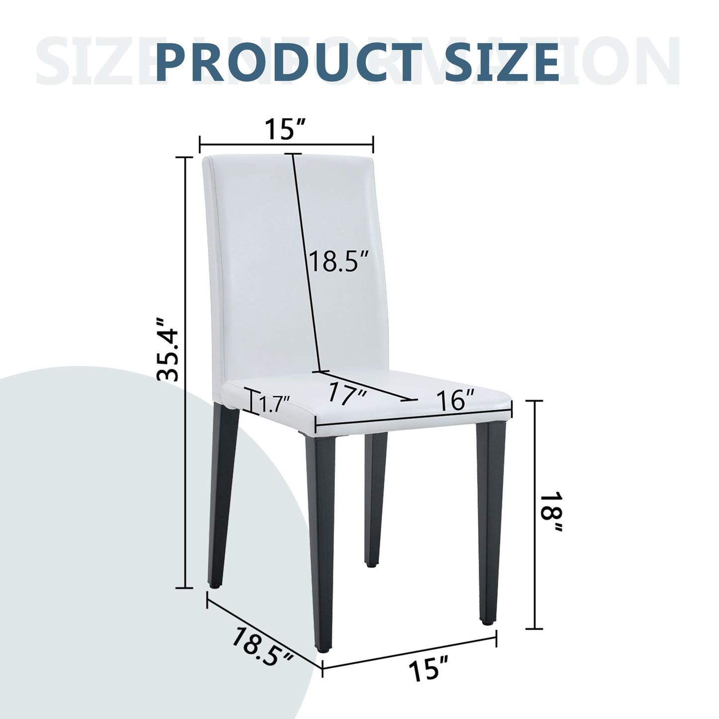 Versatile Dining Chairs With Comfortable Design And Metal Legs Home Essentials