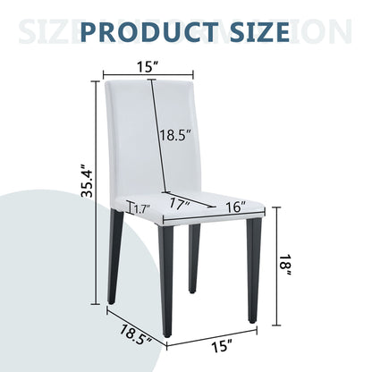 Versatile Dining Chairs With Comfortable Design And Metal Legs Home Essentials