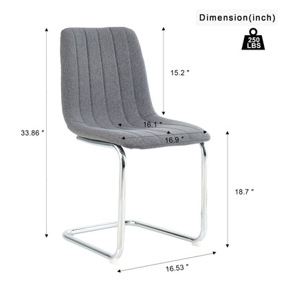 Modern Dining Chair With Metal Legs Home Essentials
