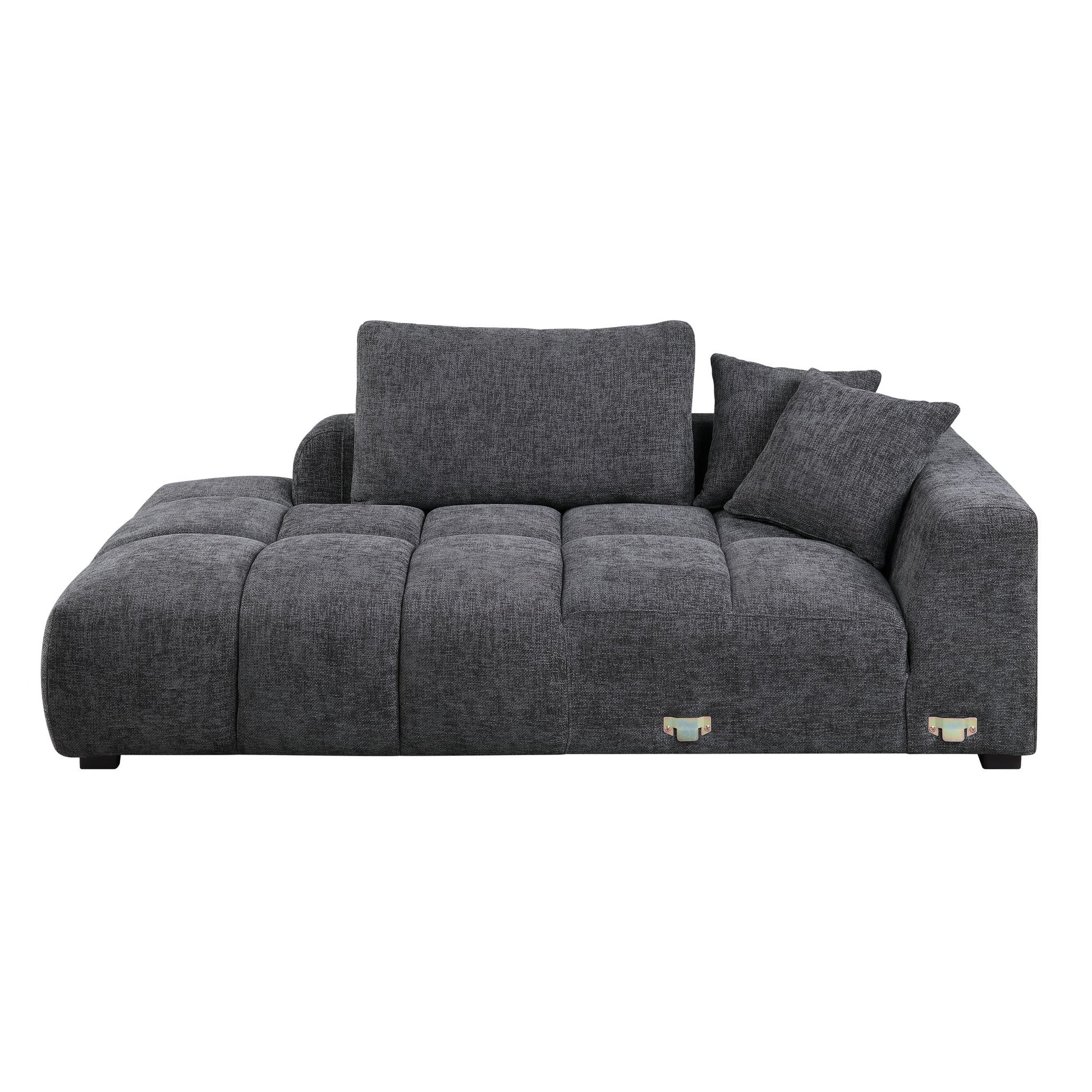 Chosen - Sectional Sofa With Toss Pillows And Chaise Acme