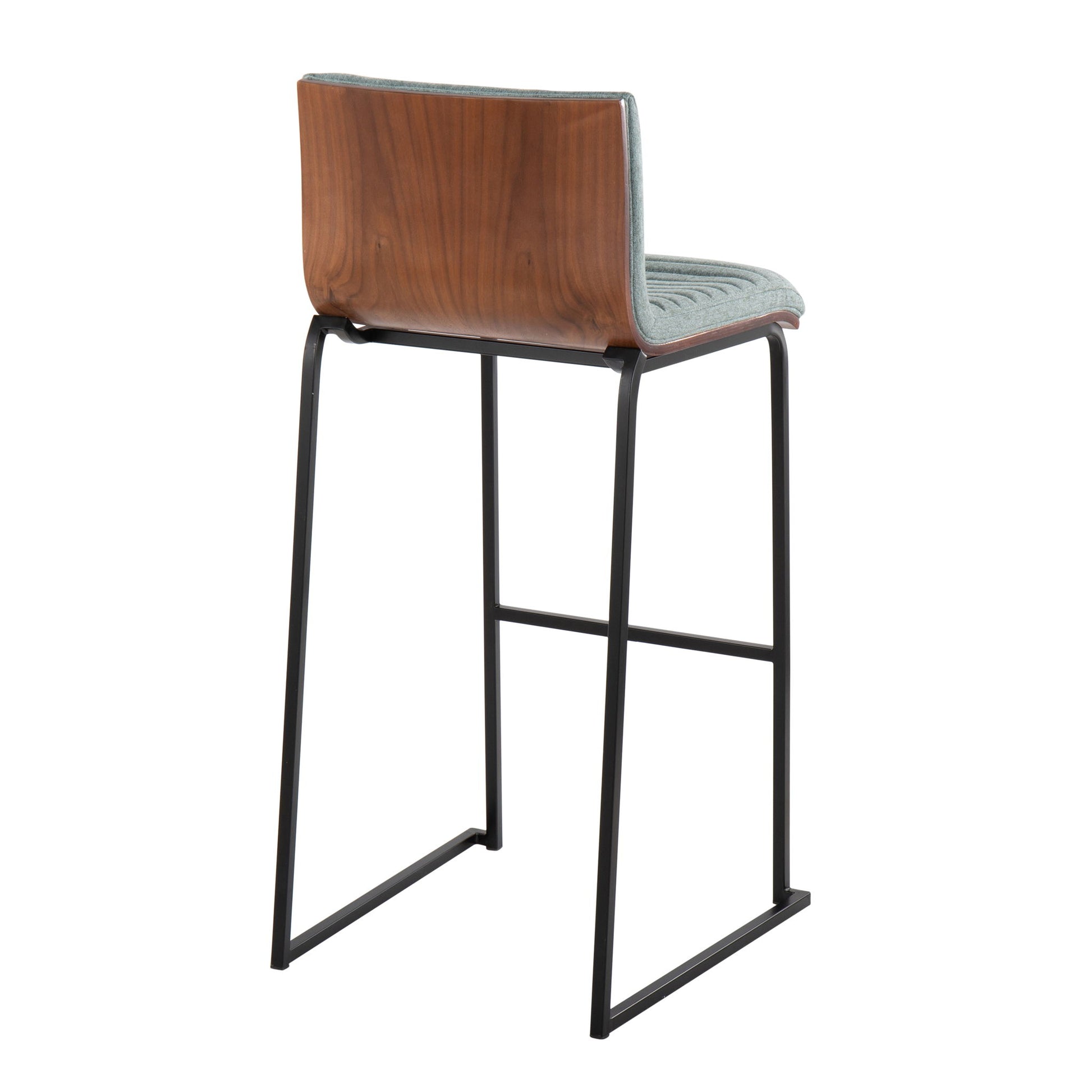 Mason Mara - Contemporary, Fixed Height Barstool (Set of 2) Lumi Source