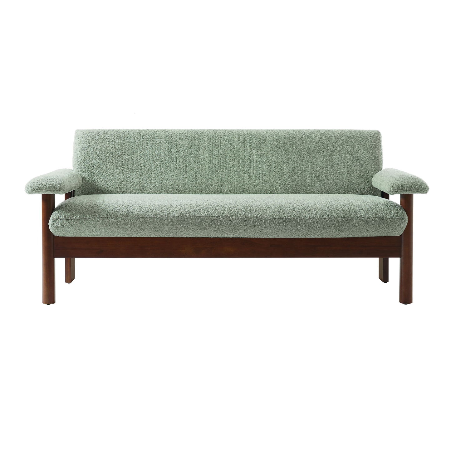 Loveseat Sofa 2 Seater Couch With Armrest Pillows Noble House