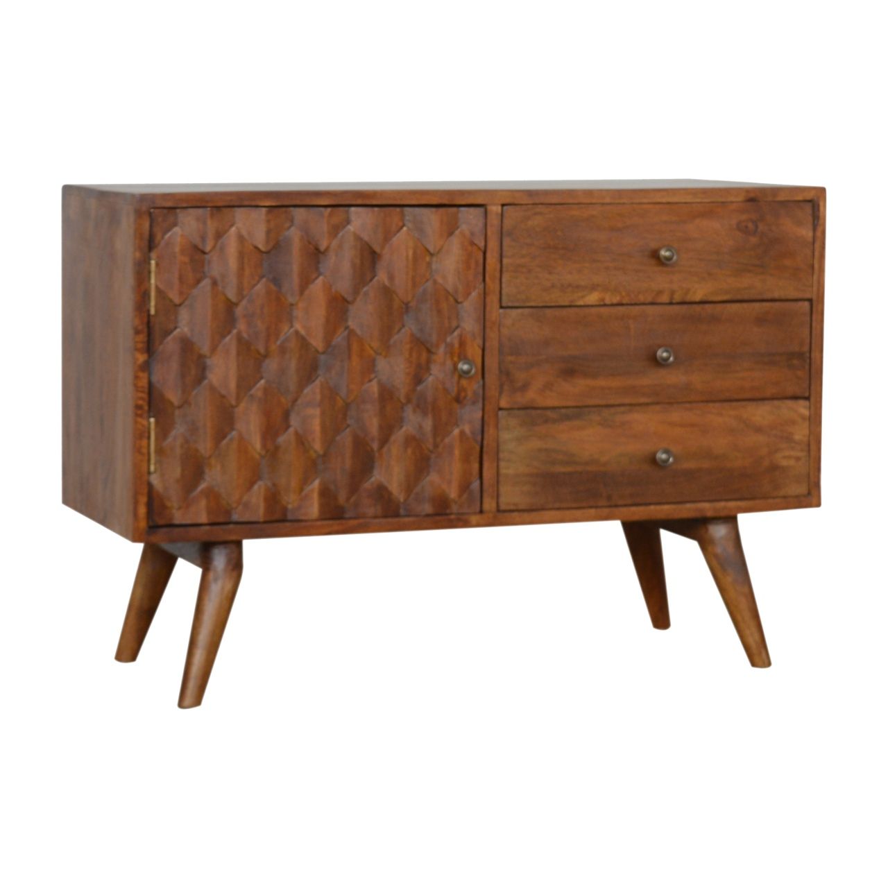 Solid Wood Carved Sideboard Artisan Furniture
