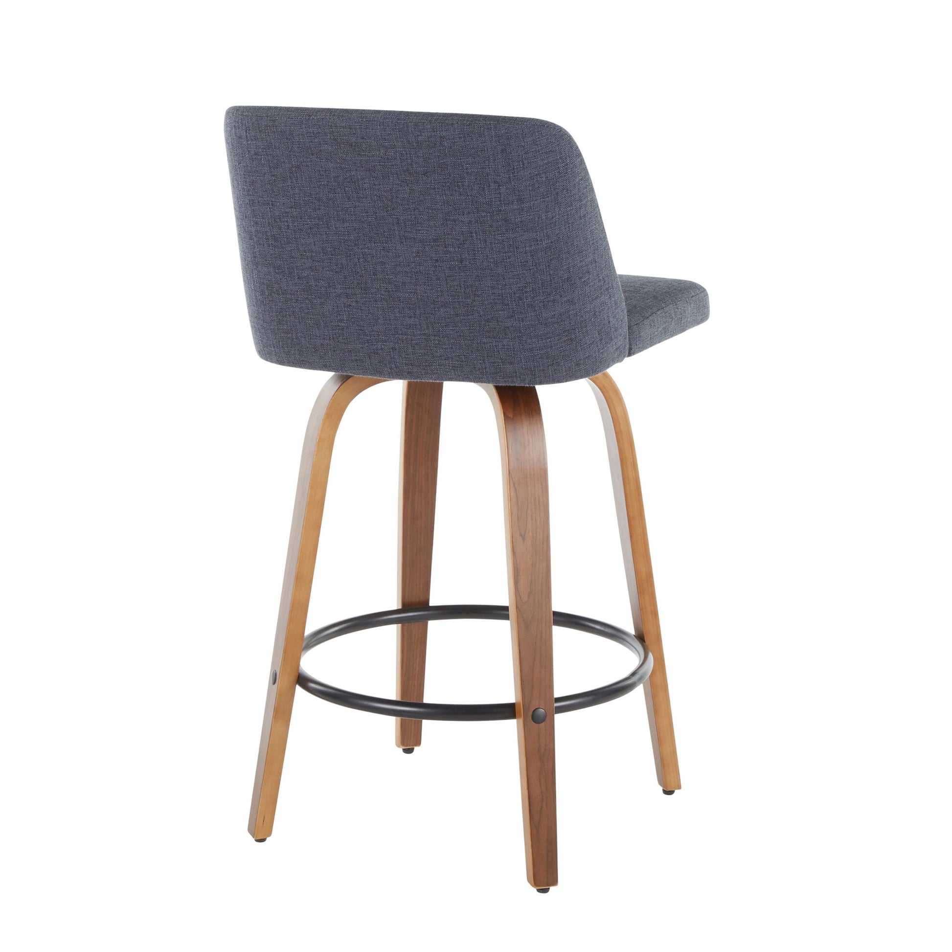 Toriano - Mid Century Modern, Counter Stool (Set of 2) Lumi Source