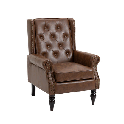 Modern Accent Armchair With Sturdy Wood Legs Home Essentials