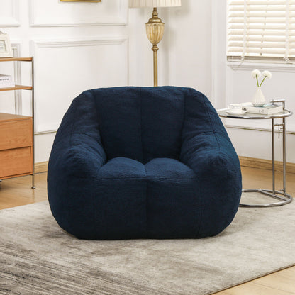 Comfy Bean Bag Chair With Memory Foam Filler, Tufted Soft Home Essentials