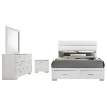 Felicity - Storage Bedroom Set - White Coaster Fine Furniture