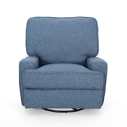 Wide - Manual Standard Recliner - Navy Blue