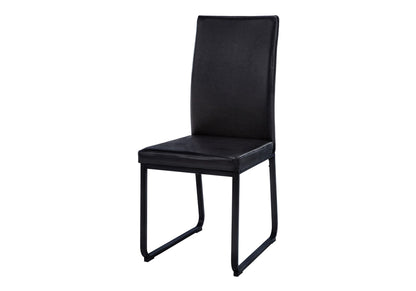 Dining Chair Side Upholstered, For Dining Room (Set of 2) - Black 8th Street