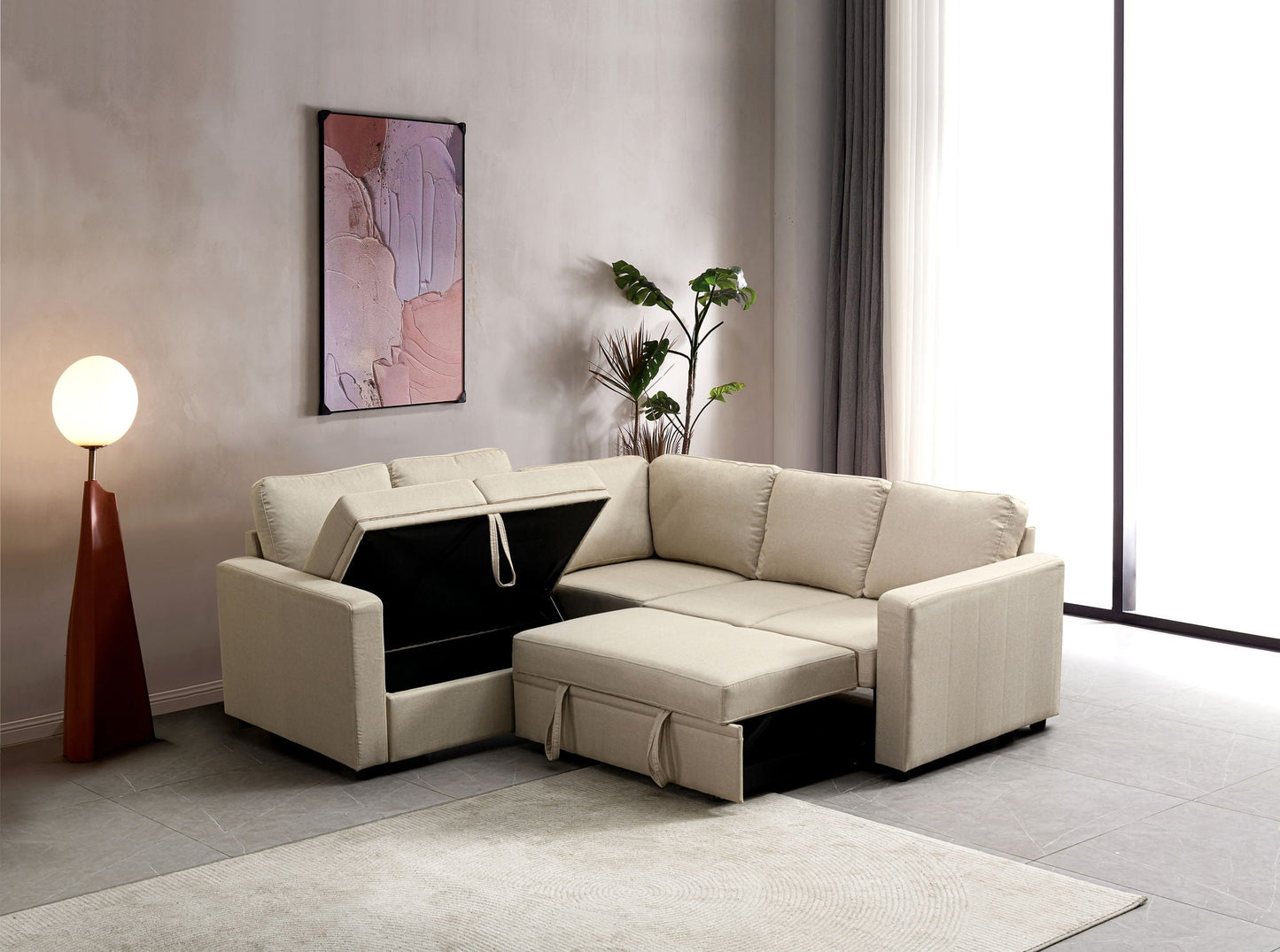 Comfort Design Sectional Sofa Bed Home Essentials