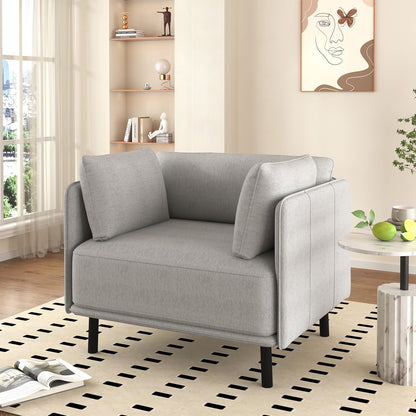 Vintage Modern Aesthetic Appeal Lounge Chair Noble House