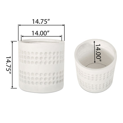 Elegant Design Cube Planter Noble House