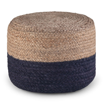 Lydia - Handcrafted Round Pouf Simpli-Home