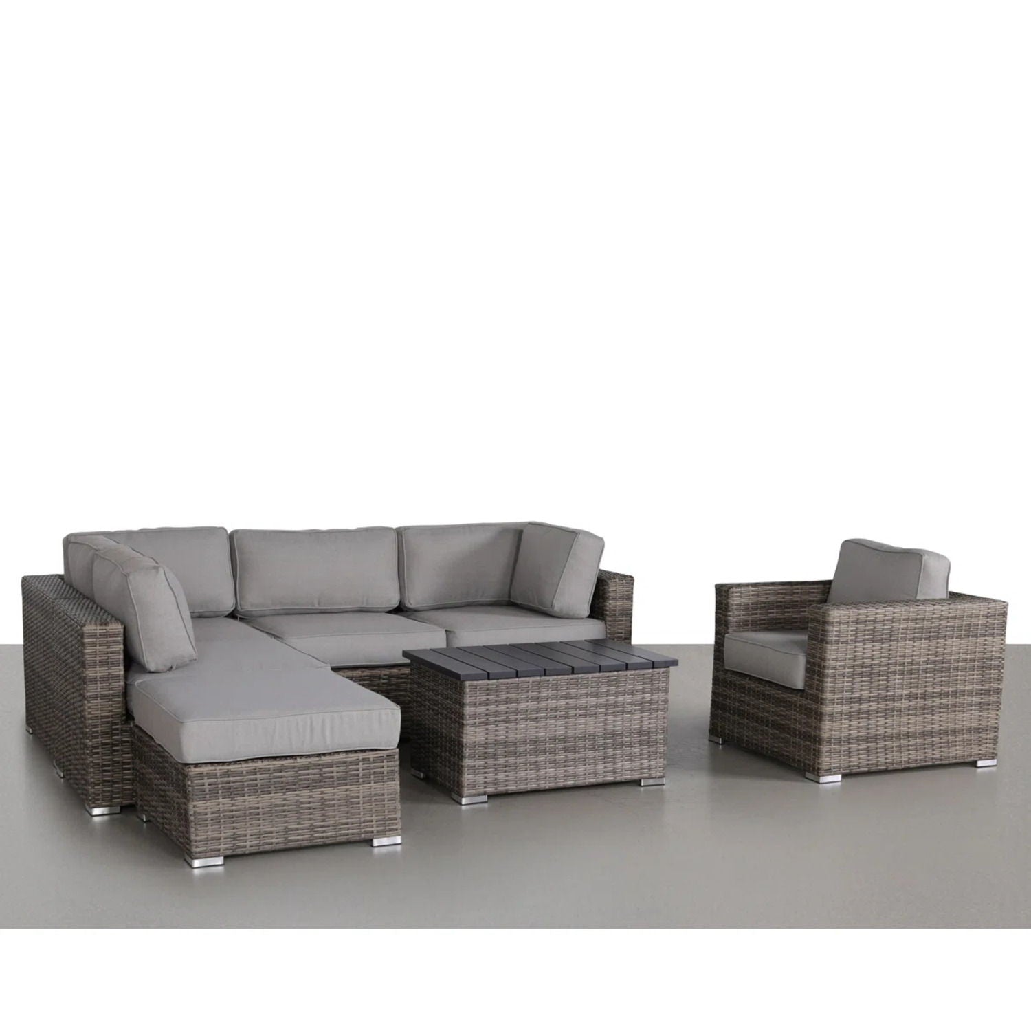 Sectional, Stylish Entertainment, Outdoor Living LSI Patio Furniture