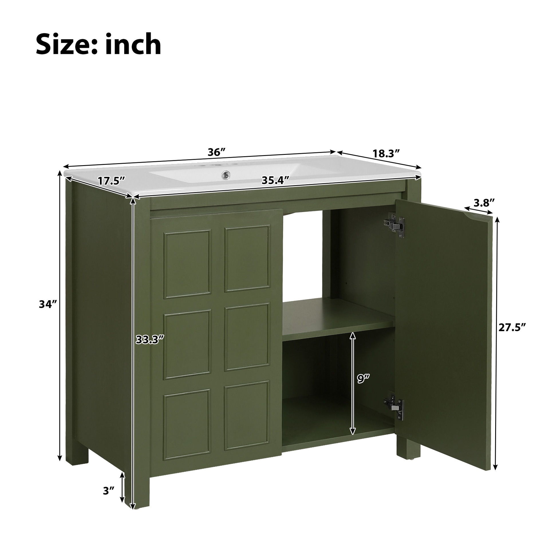 Bathroom Vanity Organizer With Sink, Combo Cabinet Set, Bathroom Storage Cabinet Hearth and Haven