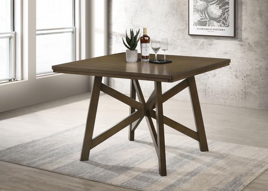 Canfield - Square Counter Height Dining Table - Brown Coaster Fine Furniture