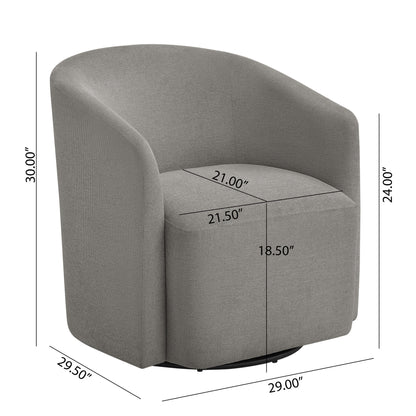 Ardena - Modern Swivel Barrel Chair Ridgecrest Home