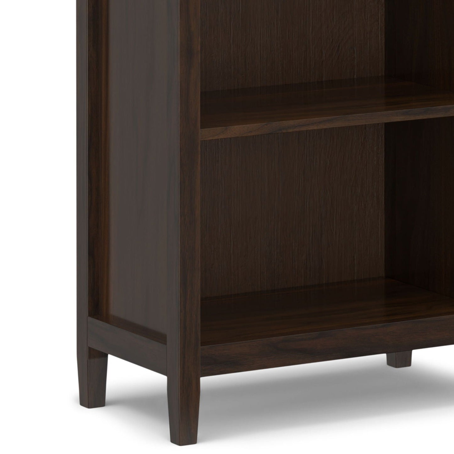 Warm Shaker - 5 Shelf Bookcase Simpli-Home