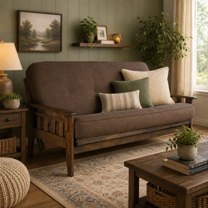 Montana - Full Size Futon Frame Sofa Home Essentials