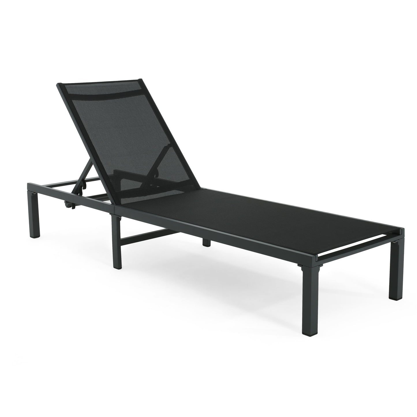 Westport - Outdoor Chaise Lounge (Set of 2) - Black Noble House