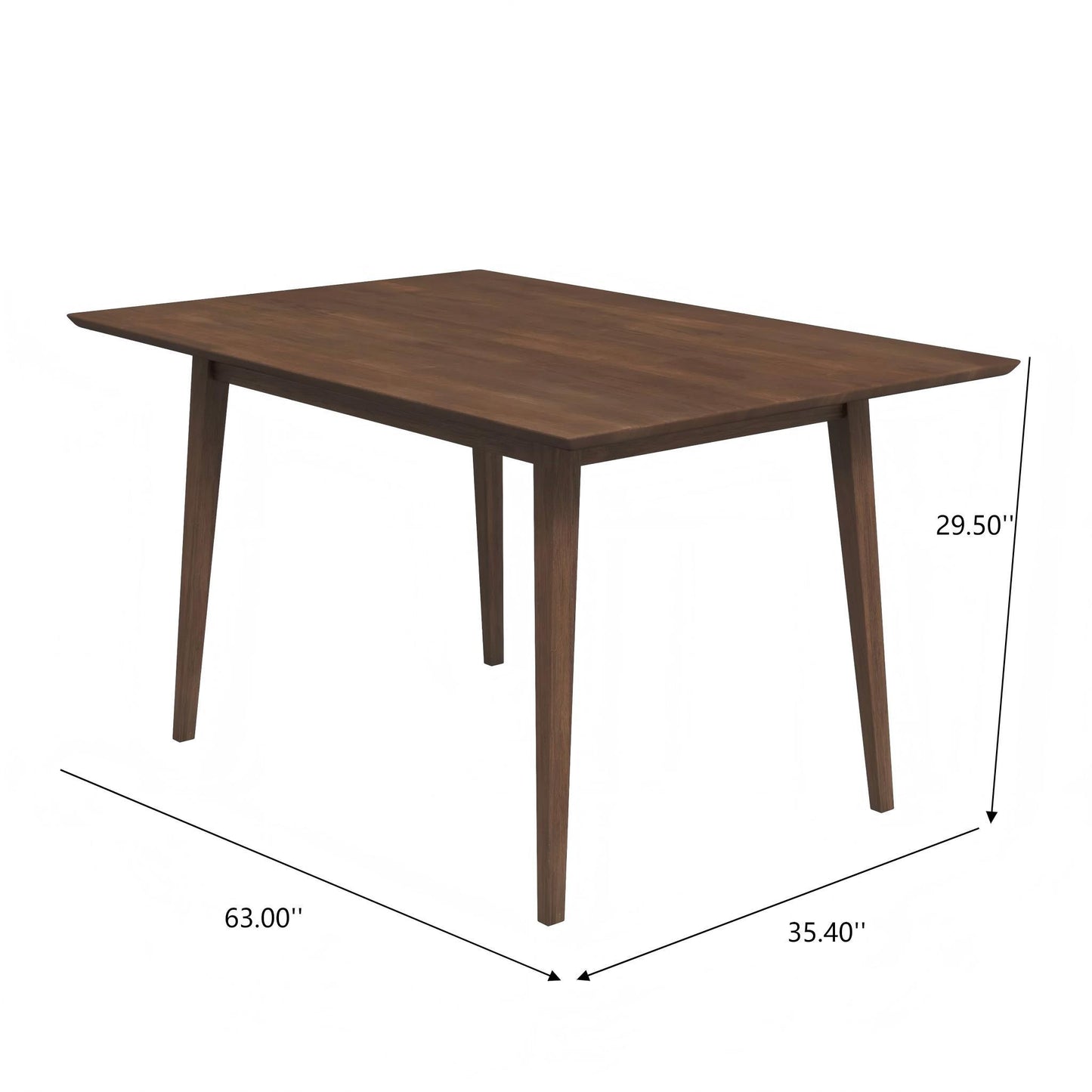 Levi - Modern Style Rectangular Dining Kitchen Table Ashcroft Furniture
