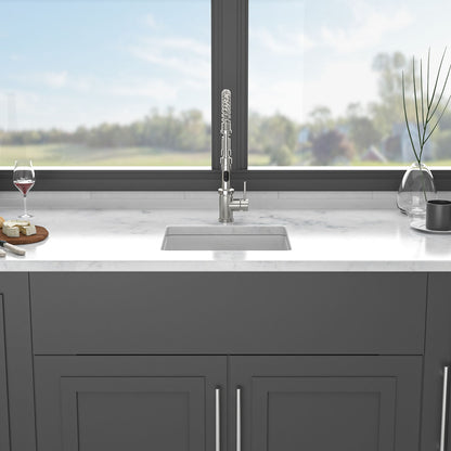 Modern Quartz Kitchen Sink Undermount Granite Composite Daily Nest