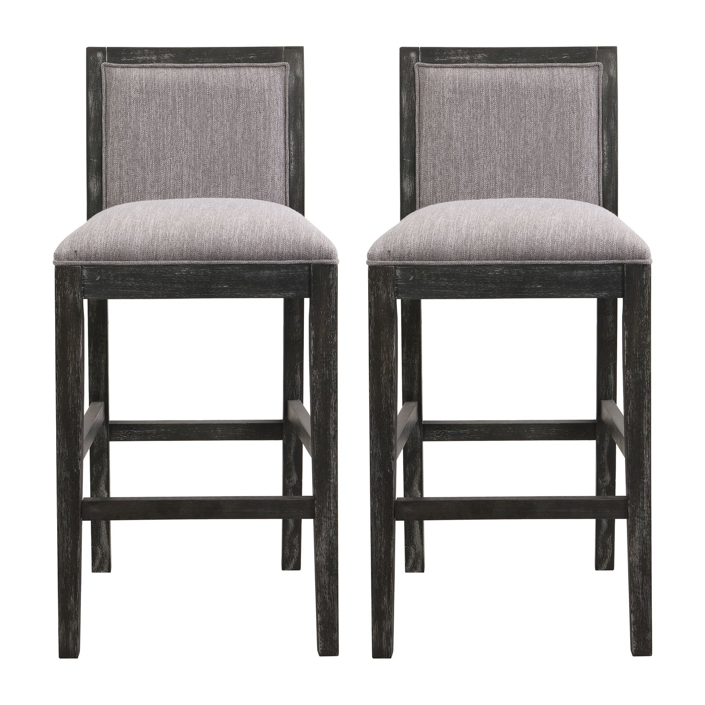 Upholstered Barstools (Set of 2) Noble House