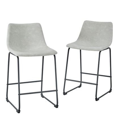 Industrial Counter Stools (Set of 2) Walker Edison