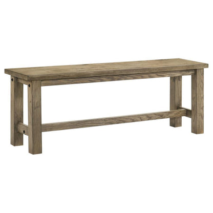 Cardova - 51" Solid Wood Dining Bench - Vineyard Oak Coaster Fine Furniture