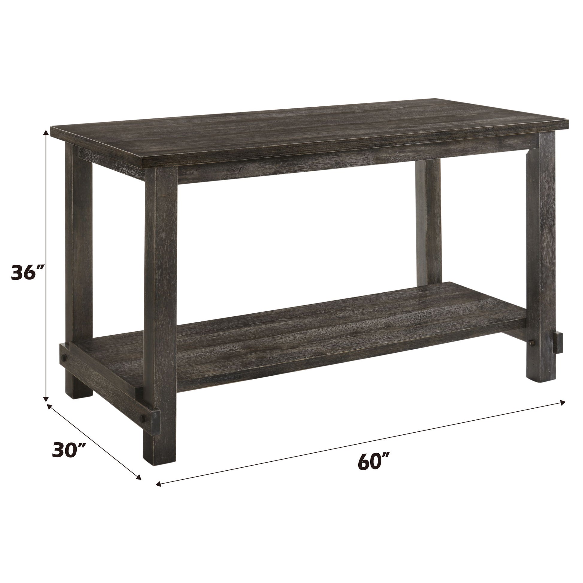Martha II - 7 Pieces Counter Height Dining Room Set - Gray Acme
