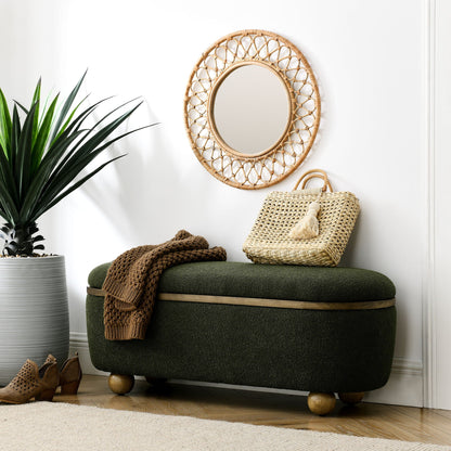 Modern Ottoman Bench Upholstered Seating With Storage Home Essentials