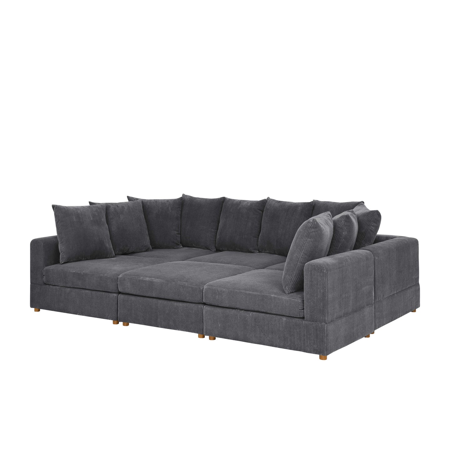Haven - 6 Piece Modular Sectional The Soft House