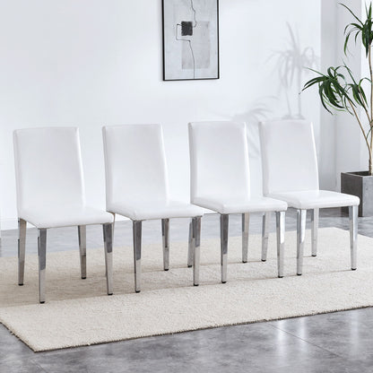 Elegant Upholstered Chairs & Metal Legs Home Essentials