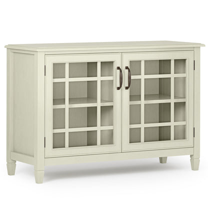 Connaught - Handcrafted Low Storage Cabinet Simpli-Home