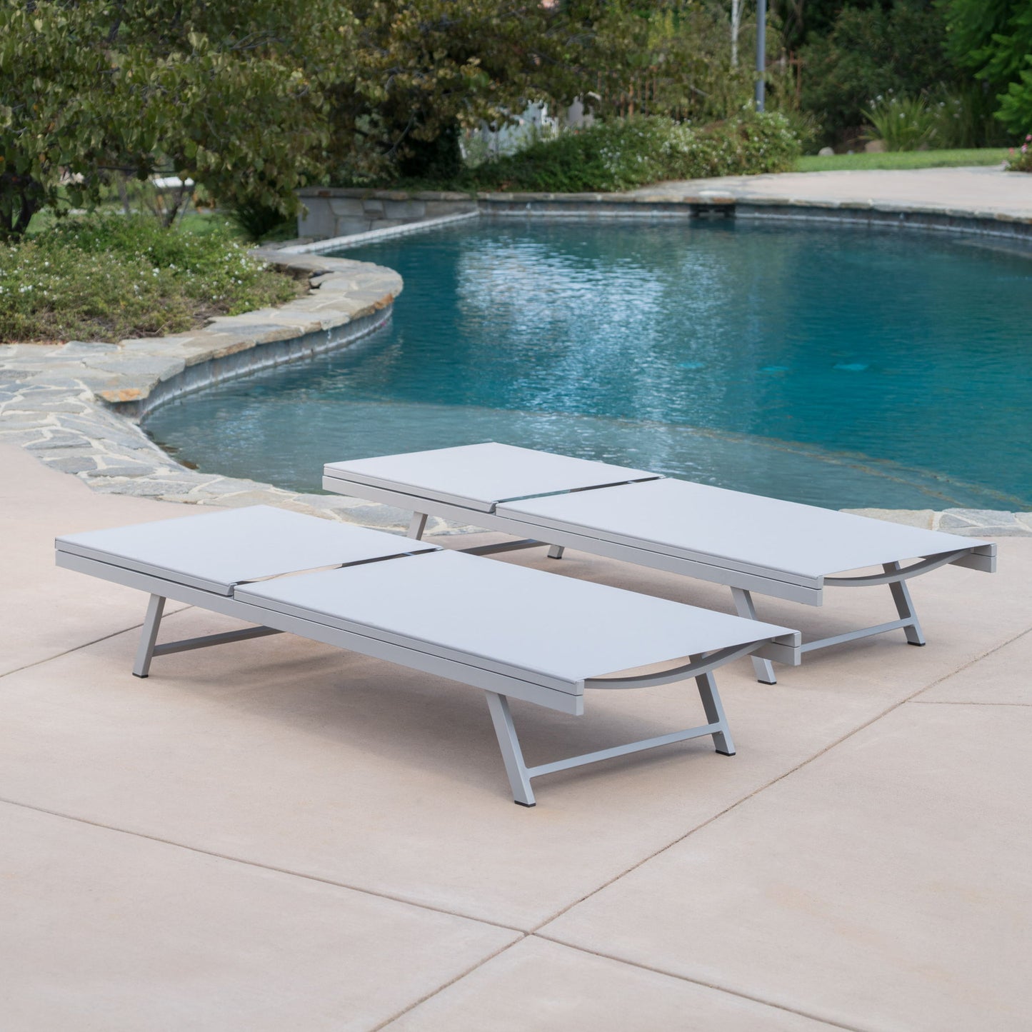 Salton - Chaise Lounge Outdoor Relaxation Noble House