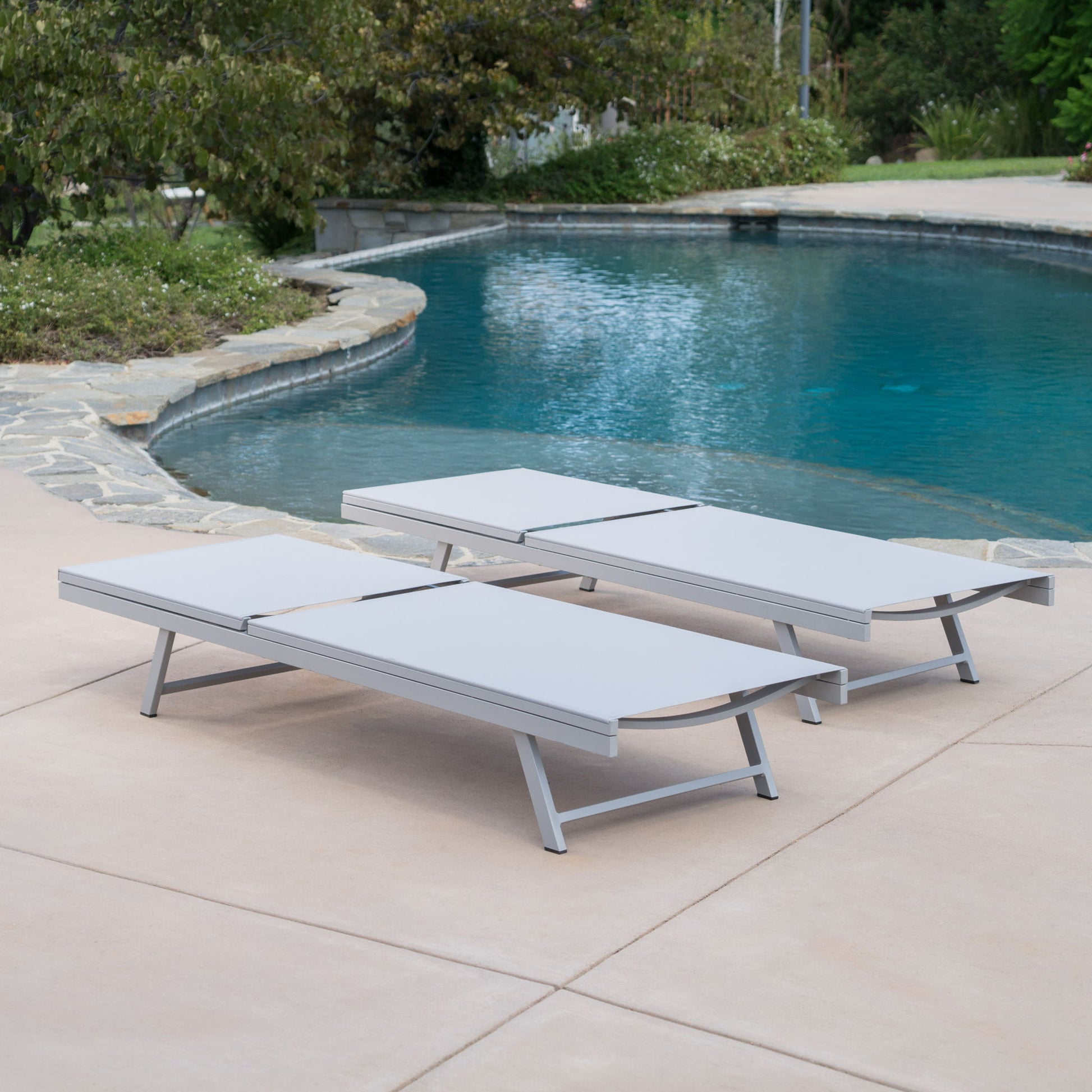 Salton - Chaise Lounge Outdoor Relaxation Noble House