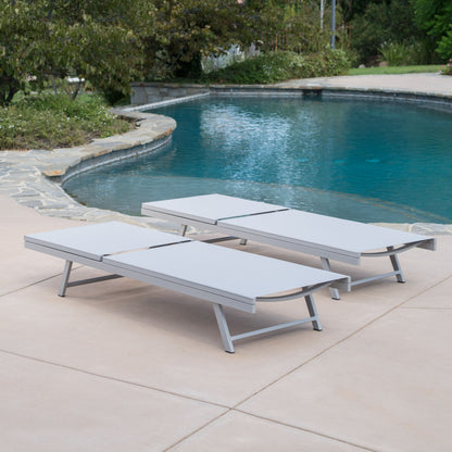 Salton - Chaise Lounge Outdoor Relaxation Noble House