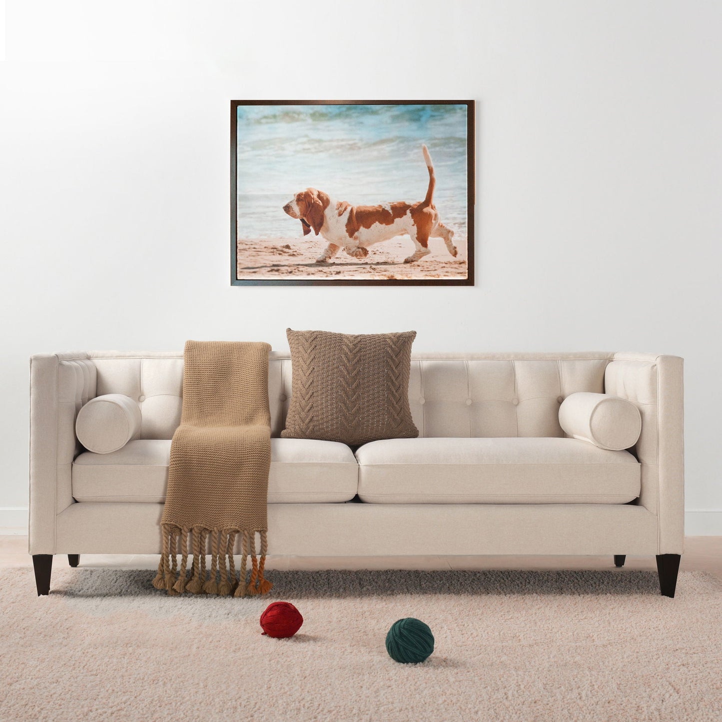 Jack - Modern Tuxedo Tufted Sofa Jennifer Taylor Home