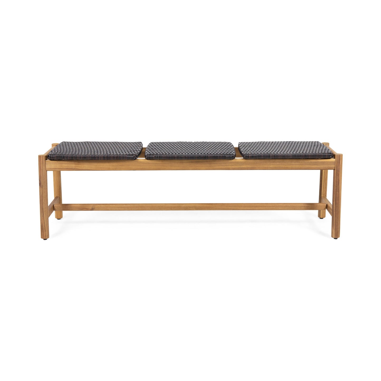 Cambria - Rustic 3 Seater Bench - Teak Noble House