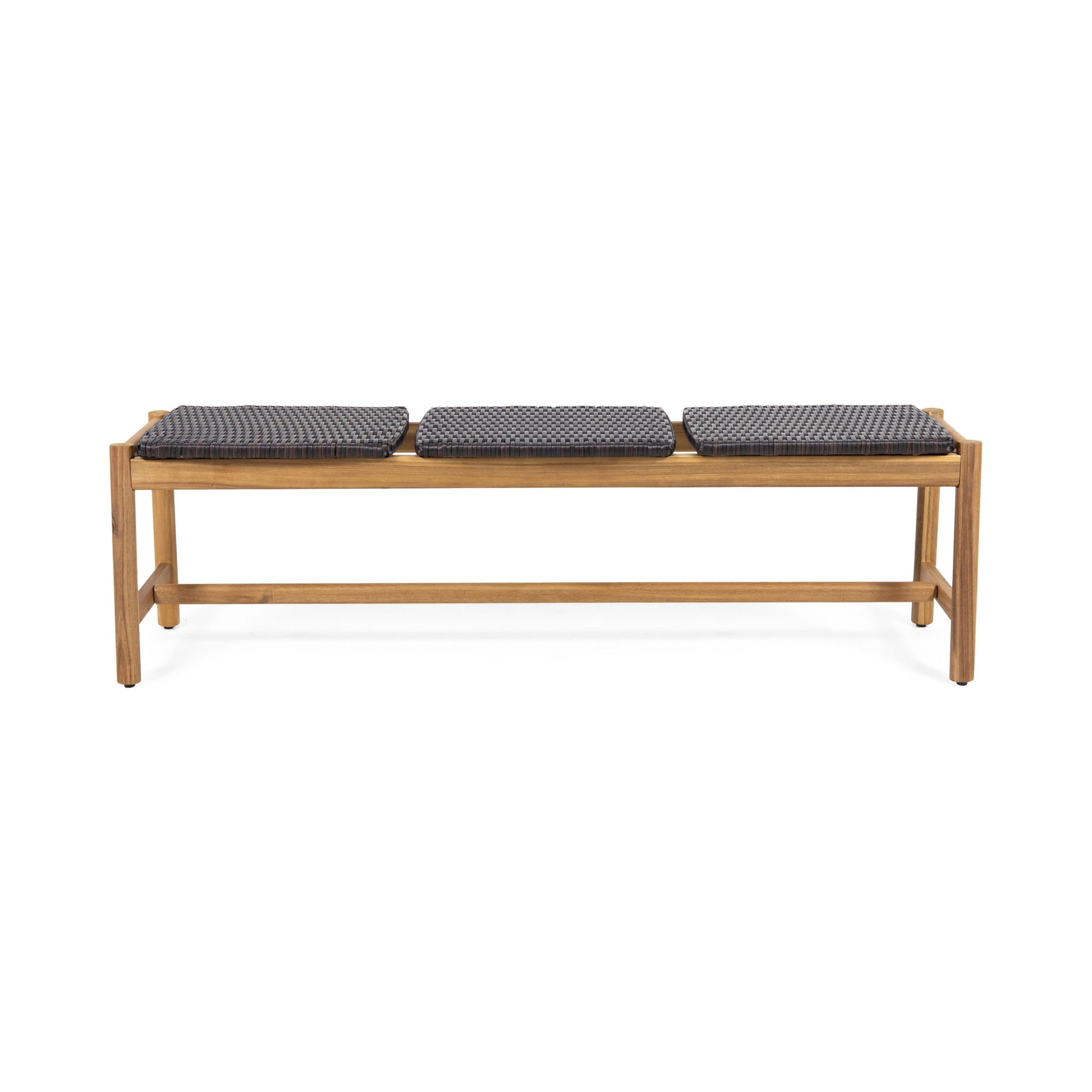 Cambria - Rustic 3 Seater Bench - Teak Noble House