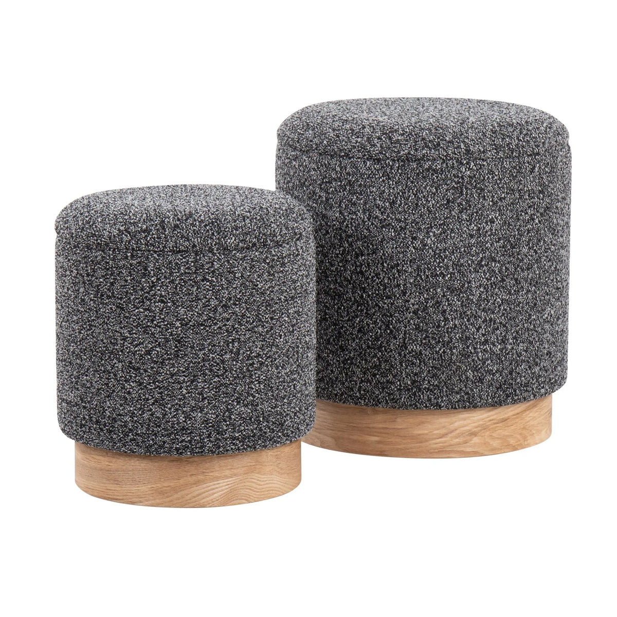 Marla - Contemporary, Nesting Ottoman Set Lumi Source