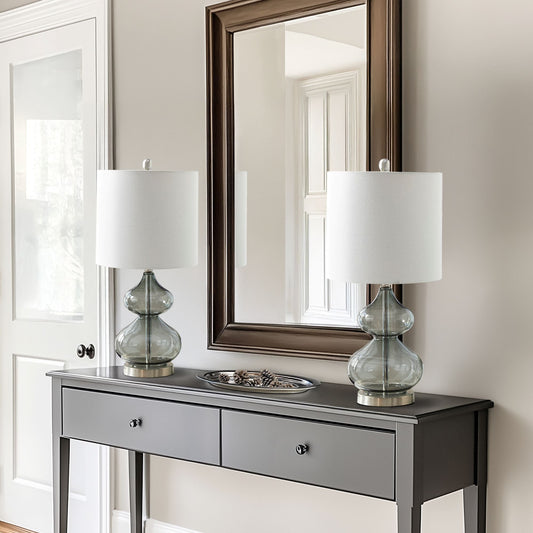 Ellipse - Table Lamp (Set of 2) - Gray 510 Design