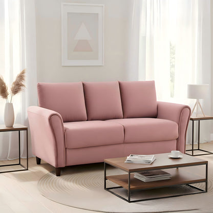 Patricia - Curved Arm 3 Seater Sofa US Pride