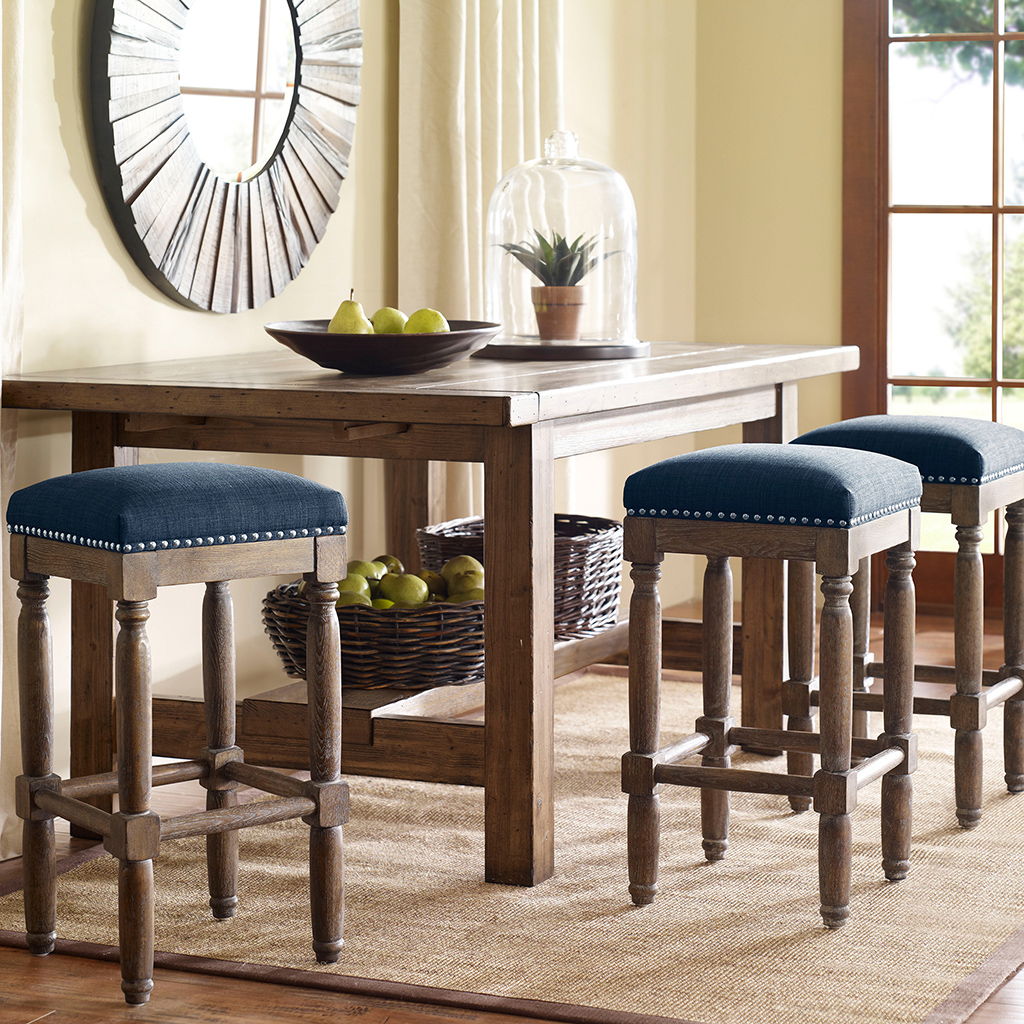 Cirque - Counter Stool (Set of 2) - Navy