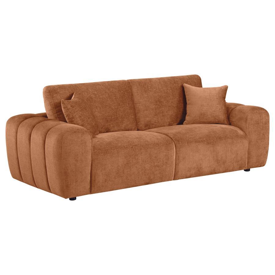 Burnett - Chenille Upholstered Sofa Set Coaster Fine Furniture