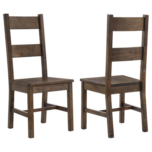 Coleman - Dining Side Chair (Set of 2) - Rustic Golden Brown CoasterEveryday